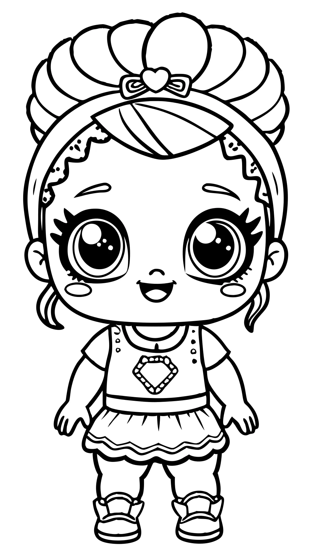 printable lol doll coloring pages